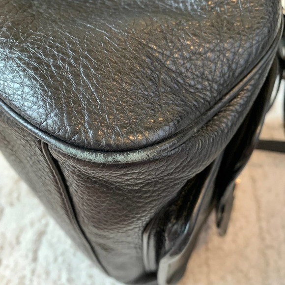 Tory Burch Black Leather Satchel - Picture 9 of 14